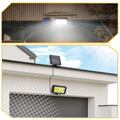 lampa solarna z czujnikiem zmierzchu i ruchu z pilotem